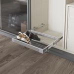 Starax S-6263-G Gri 800 mm Teleskopik Raylı Alüminyum Ayakkabılık
