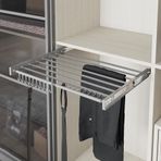 Starax S-6301-G Gri 400 mm Plastik Kapaklı Teleskopik Raylı Pantolonluk