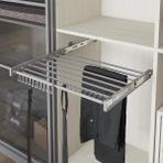 Starax S-6304-G 55 cm Yan Bağlantılı Plastik Kapaklı Teleskopik Raylı Pantolonluk
