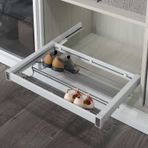 Starax S-6732-W Beyaz Tandem Raylı Alüminyum Ayakkabılık