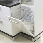 Starax S-8112-C Krom Askılı Çamaşır Sepeti