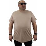 Starbattal 11100 Bej Büyük Beden Basic Erkek T-shirt