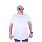 Starbattal 11100 Beyaz Büyük Beden Basic Erkek T-shirt