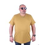 Starbattal 11100 Limon Büyük Beden Basic Erkek T-shirt