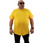 Starbattal 11100 Sarı Büyük Beden Basic Erkek T-shirt