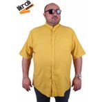 Starbattal 11303 Büyük Beden Hardal Erkek Gömlek