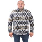 Starbattal 22210 Siyah Büyük Beden Erkek Gömlek