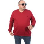 Starbattal 22720 Face Basic Bordo Erkek Sweatshirt
