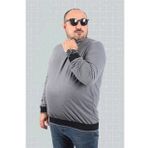 Starbattal 22729 Füme Büyük Beden Erkek T-shirt