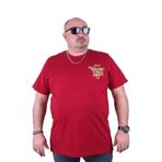 Starbattal 23100 Bordo Büyük Beden Erkek T-shirt
