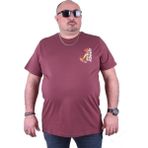 Starbattal 23101 Eflatun Büyük Beden Erkek T-shirt