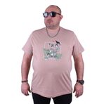 Starbattal 23114 Bej Büyük Beden Erkek T-shirt