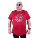 Starbattal 23115 Bordo Büyük Beden Erkek T-shirt