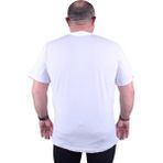 Starbattal 23117 Beyaz Büyük Beden Erkek T-shirt