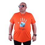 Starbattal 23117 Büyük Beden Turuncu Erkek T-shirt