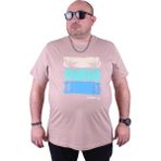 Starbattal 23118 Bej Büyük Beden Erkek T-shirt