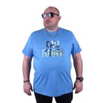 Starbattal 23120 Mavi Büyük Beden Erkek T-shirt