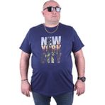 Starbattal 23125 Marin Büyük Beden Erkek T-shirt