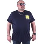 Starbattal 23137 Lacivert Büyük Beden Erkek T-shirt