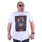 Starbattal 23138 Beyaz Büyük Beden Erkek T-shirt