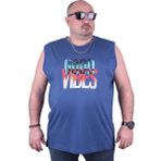 Starbattal 23141 İndigo Büyük Beden Erkek T-shirt