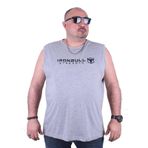 Starbattal 23144 Gri Melanj Büyük Beden Erkek T-shirt
