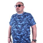 Starbattal 23150 Mavi Büyük Beden Erkek T-shirt