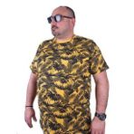 Starbattal 23150 Sarı Büyük Beden Erkek T-shirt