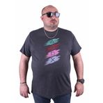 Starbattal 23171 Antrasit Melanj Büyük Beden Erkek T-shirt