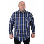 Starbattal 23368 Saks Büyük Beden Erkek Gömlek