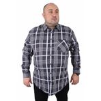 Starbattal 23370 Siyah Büyük Beden Erkek Gömlek