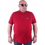 Starbattal 23402 Bordo Büyük Beden Erkek T-shirt