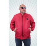 Starbattal 23823 Kırmızı Pilot Mont Erkekler İçin %100 Polyester Yapı ile Rahat Kullanım - 4XL