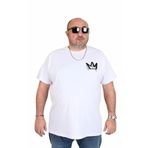 Starbattal 25141 King Beyaz Sıfır Yaka Erkek T-shirt