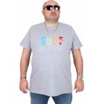 Starbattal 25144 Surf Gri Melanj Erkek T-shirt