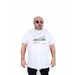 Starbattal 25164 Awesome Beyaz Erkek T-shirt