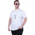 Starbattal 26135 Black Beyaz Erkek T-shirt