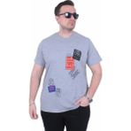 Starbattal 26156 One Time Gri Melanj Erkek T-shirt