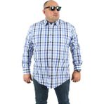 Starbattal Büyük Beden Erkek Günlük Stil Uzun Kol Gömlek Regular Fit - 2XL - Beyaz