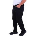 Starbattal Büyük Beden Erkek Kot Pantolon Power Lycra Madrid 11900 Siyah Boru Paça Konfor - 60