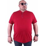Starbattal Büyük Beden Erkek Polo Tişört Klasik 23403 Bordo - 5XL