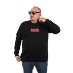 Starbattal Büyük Beden Erkek Sweat Moon 22731 SIYAH