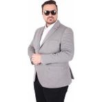 Starbattal Erkek Büyük Beden 4 Drop Blazer Sedef Ceket 500606 Toprak