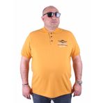Starbattal Erkek Büyük Beden Polo Tişört Eagle Face 23400 HARDAL
