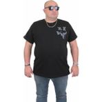 Starbattal Erkek Büyük Beden Sıfır Yaka T-Shirt New Generation 24130 Sıyah - Siyah - 3XL