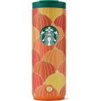 Starbucks Balkabağı Tasarımlı Paslanmaz Çelik Termos Turuncu 473ML - 470 ml