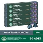 Starbucks By Nespresso Dark Espresso Roast Kapsül Kahve 5 x 10 Adet - 50 Adet