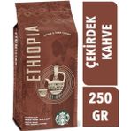 Starbucks Ethiopia %100 Arabica Çekirdek Kahve 250 gr - 1 Adet - Moka Pot