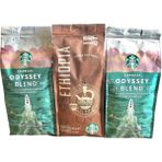 Starbucks Ethiopia & 2 Adet Odyssey Blend Filtre Kahve 3 x 250 gr - 750 gr - Kavrulmuş Çekirdek