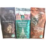 Starbucks Sumatra & Odyssey Blend & Colombia Filtre Kahve 3 x 250 gr - 750 gr - Kavrulmuş Çekirdek